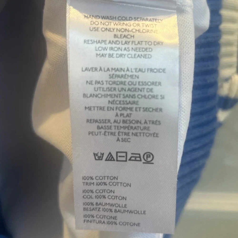 NWT new small Anthropologie pilcro sporty sleeveless twofer sweater jersey blue